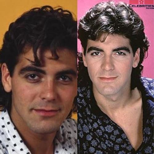 George Clooney Mullet Hairstyle