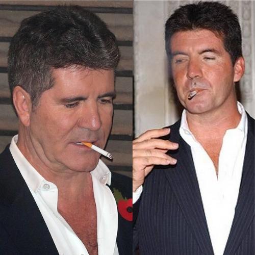 Simon Cowell Smoking