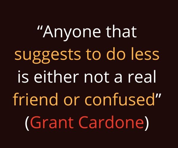 best grant cardone quotes
