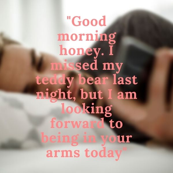 good morning love messages to make him smile