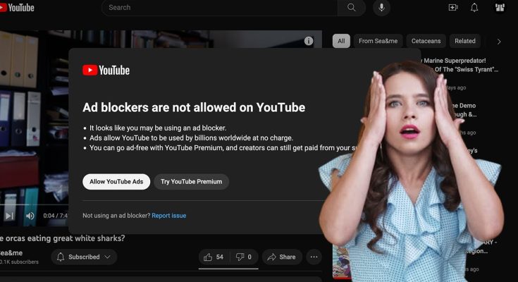 how to turn off ad blocker on youtube