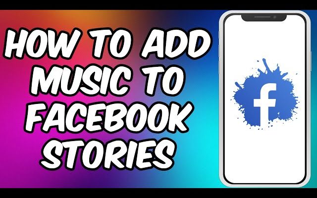 how to add music to facebook story